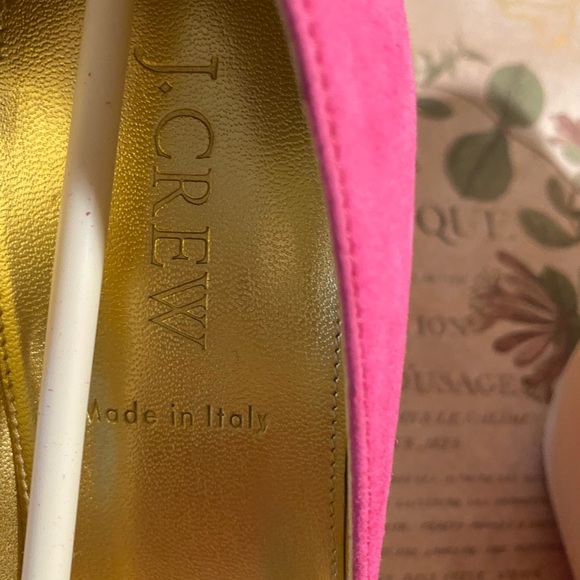 J.Crew Bright Pink Suede Hills - Picture 8 of 9